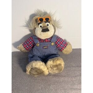 Dubba‎ Plush Bear Overalls Shirt Sunglasses Stuffed Animal Toy Character